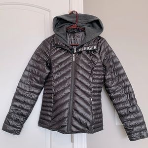 Tommy Hilfiger Packable Hybrid Puffer Coat Hoodie size XS
